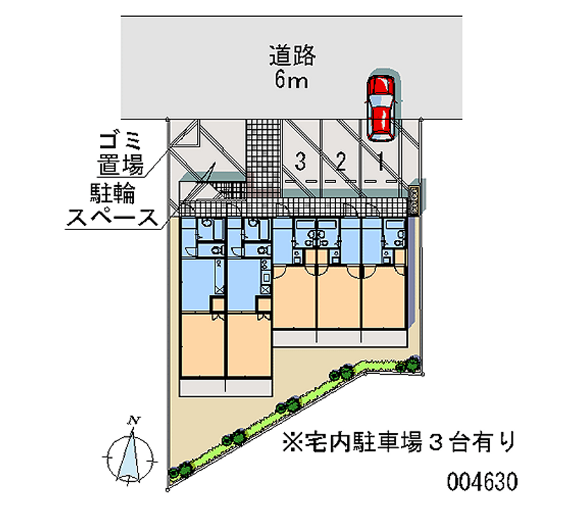 レオパレスＫｏｂａｙａｓｈｉ 月極駐車場