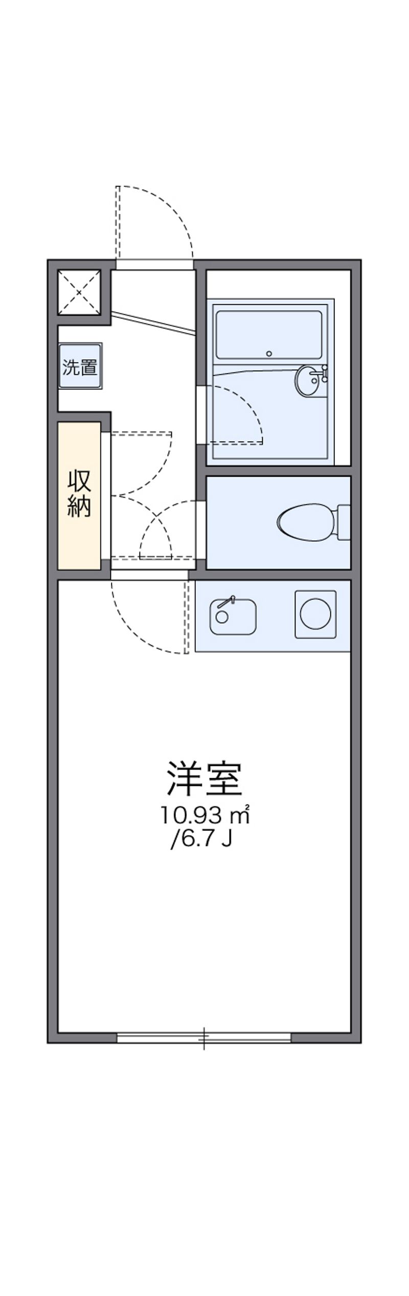 レオパレス南郷７丁目第１４ 間取図