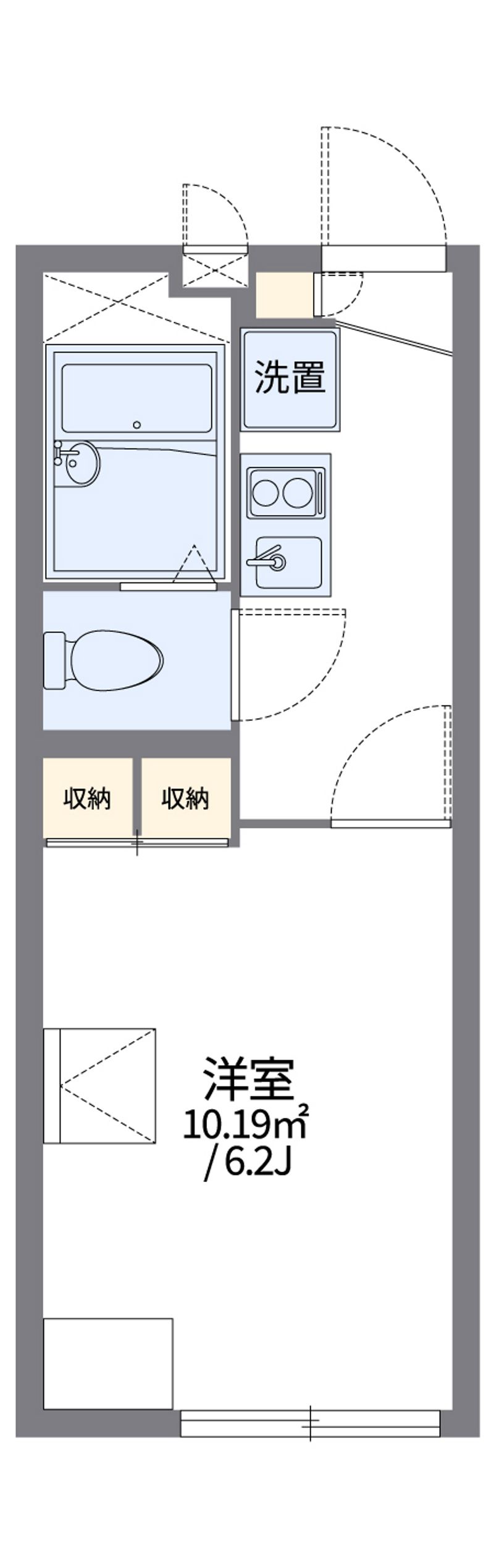 レオパレスＳＨＩＯＫＡＺＥⅠ 間取図