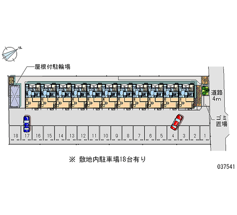 レオパレスパッション 月極駐車場