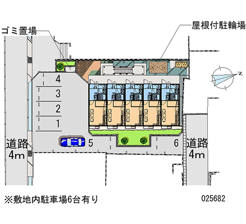 レオパレス岩畠 月極駐車場