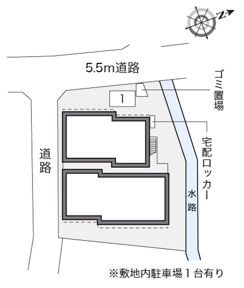 レオパレス菖苑 配置図