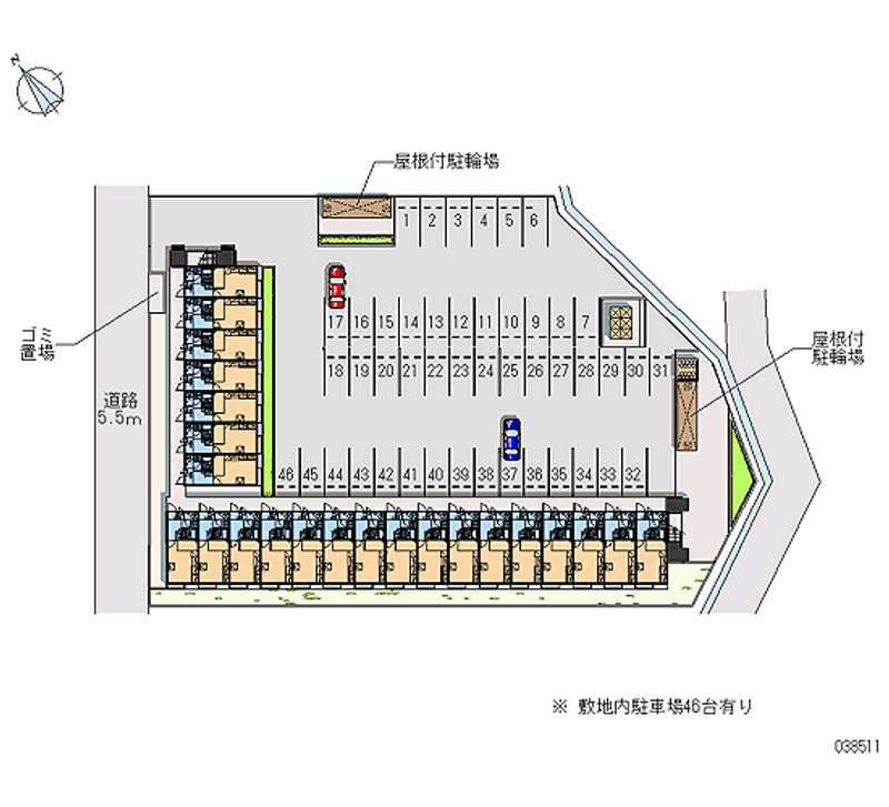 レオパレス駿 月極駐車場