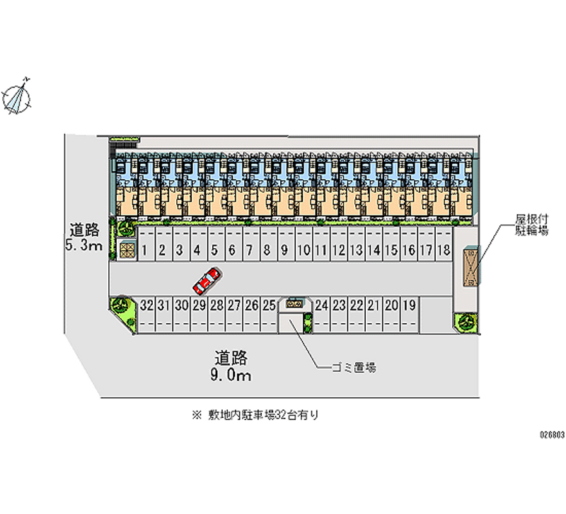 26803 bãi đậu xe hàng tháng