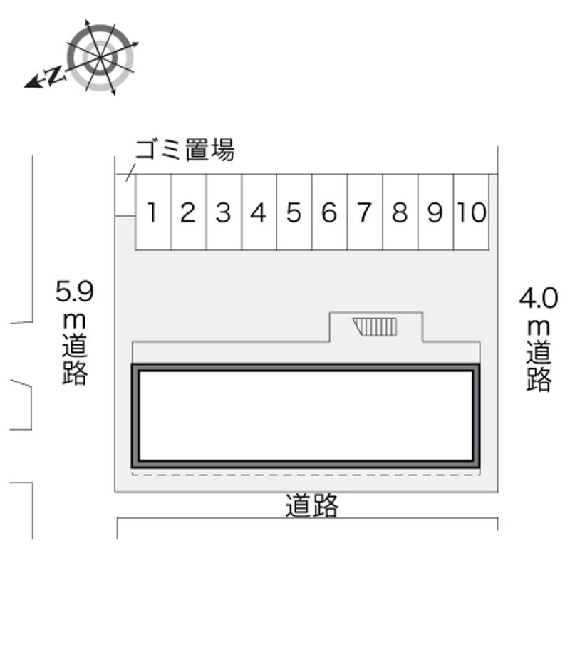 レオパレスホーク 配置図
