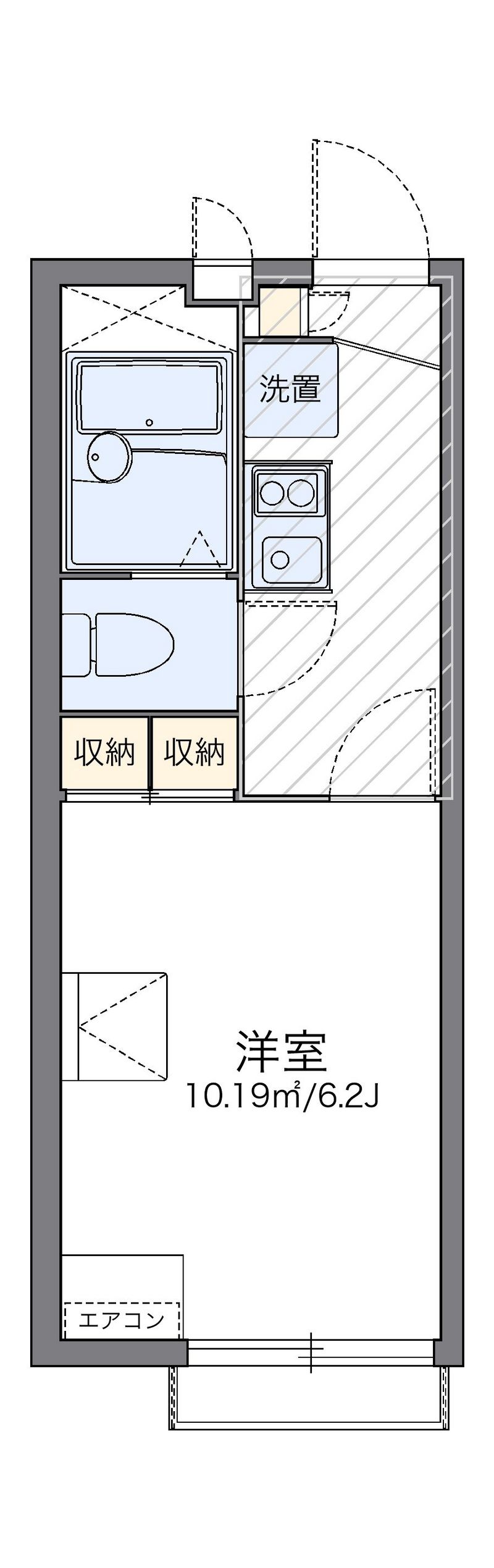 レオパレスエターナルⅡ 間取り
