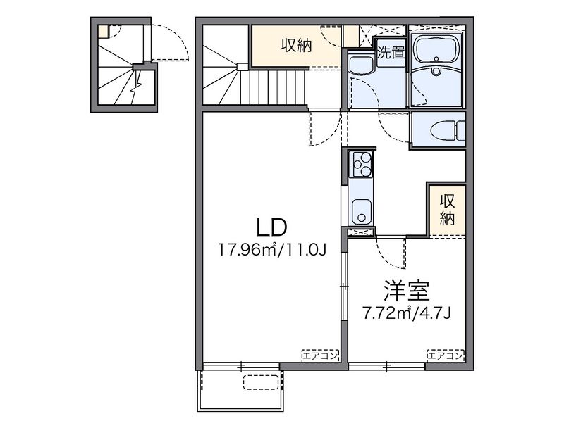 レオネクストわかば 間取図