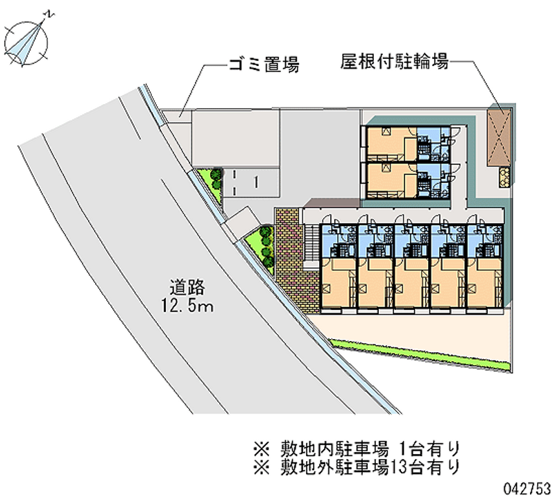 レオパレス華 月極駐車場