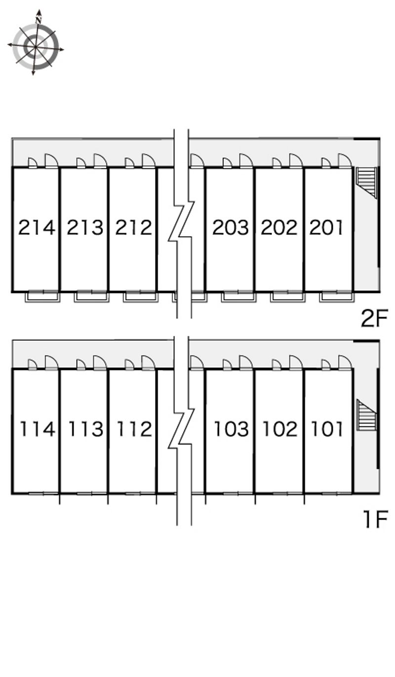 レオパレスＦｉｎｅ 間取配置図