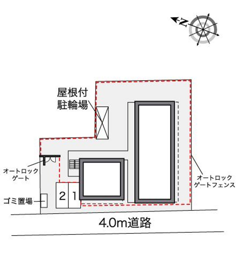 レオパレスカミーリア 配置図