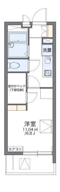 レオパレスグランティス　Ⅳ 間取り図