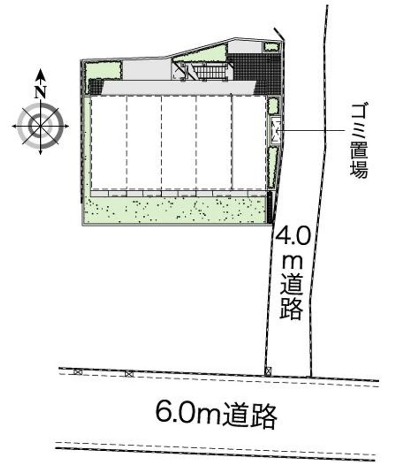 レオパレス紅花Ⅱ 配置図