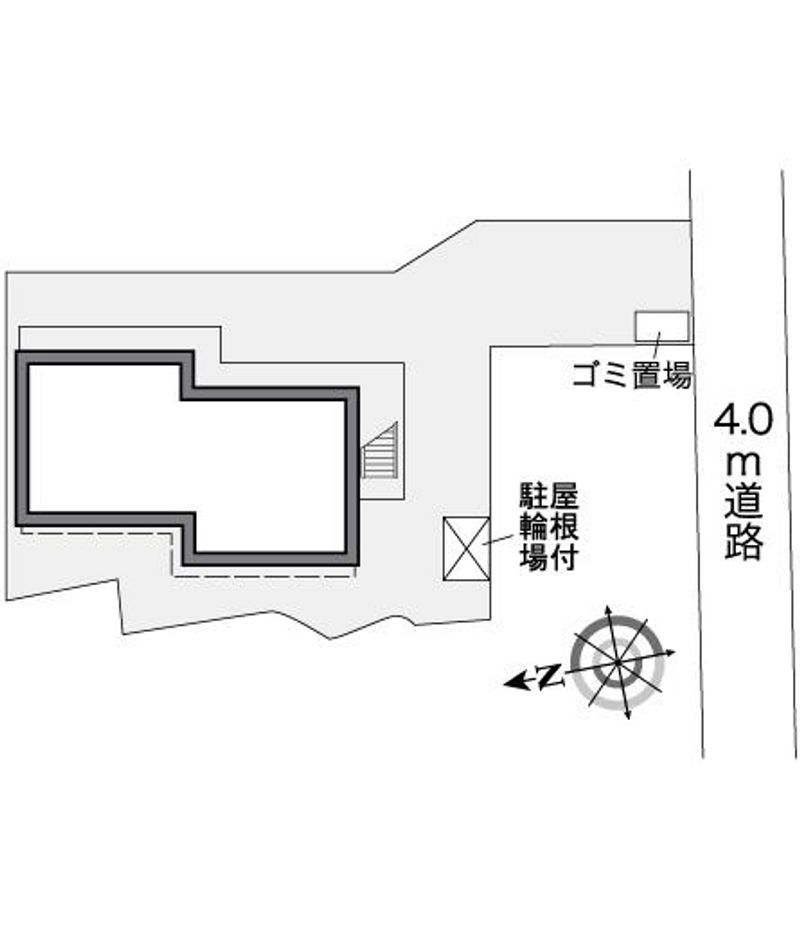 レオパレスＨ＆Ｋ 配置図