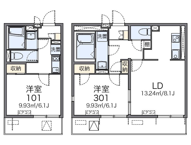 レオネクストリッカティル 間取図