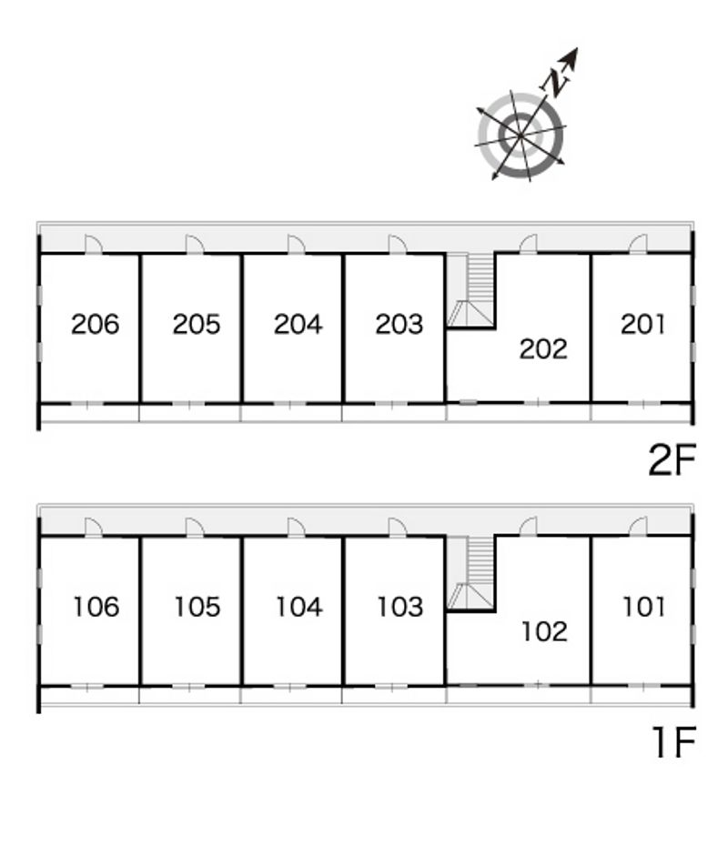 レオパレスＵＮＯ 間取配置図