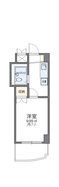 レオパレスグリーンバレー一番館 間取図