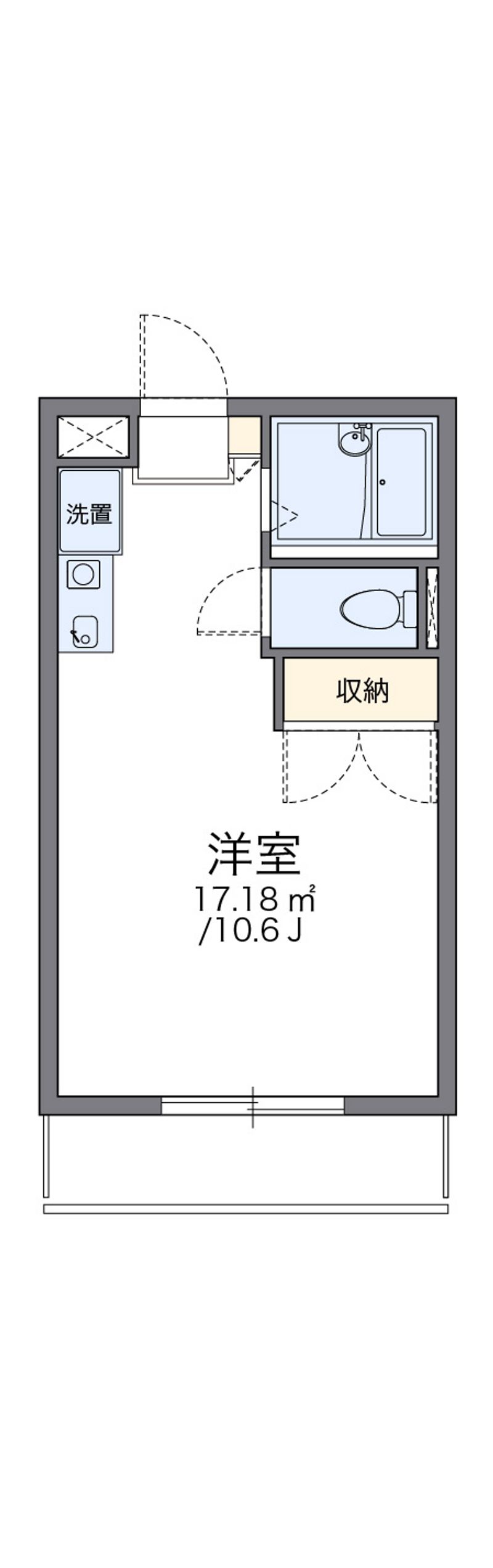 レオパレスウイング近藤 間取図