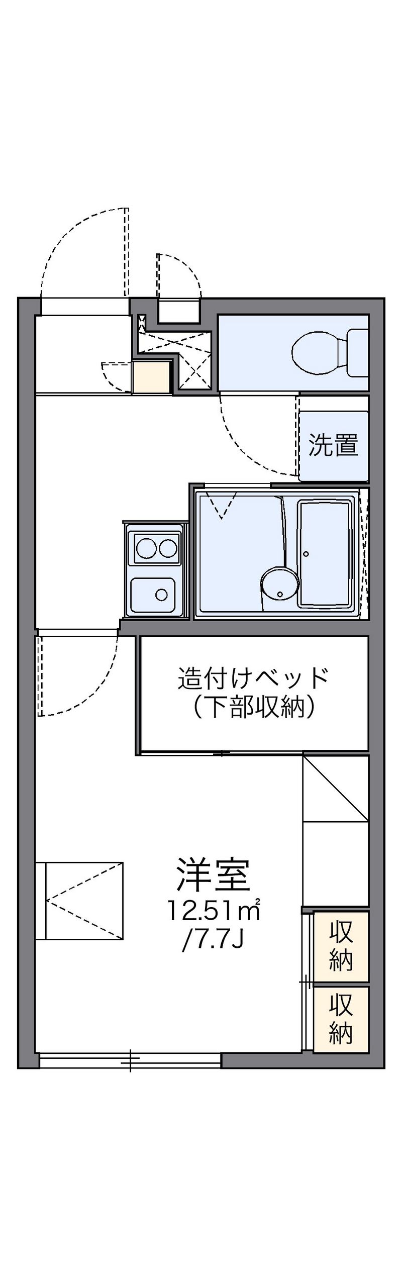 レオパレスコーポ　タイホー 間取図