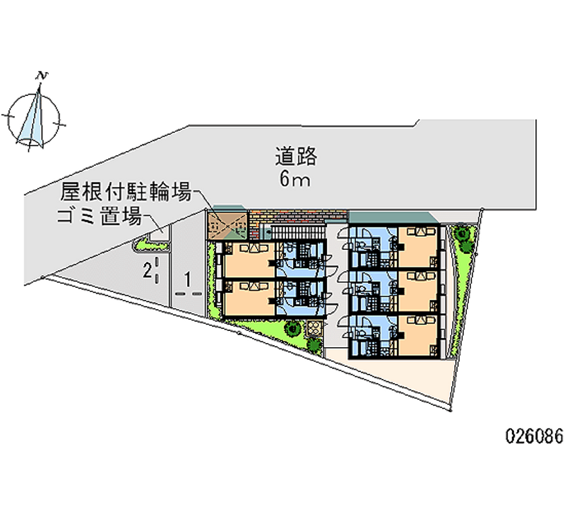 レオパレスブリーズ 月極駐車場