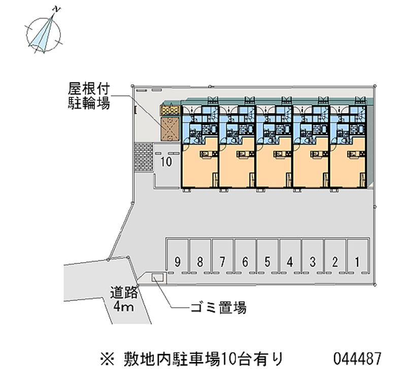 44487 bãi đậu xe hàng tháng