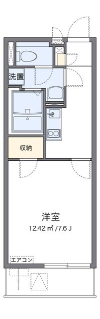 クレイノＳＡＴＳＵＫＩ 間取り図