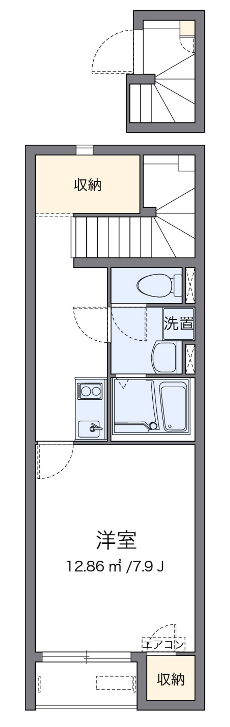 クレイノアーカス 間取図