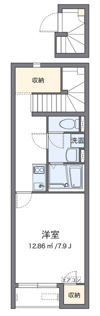 クレイノアーカス 間取り図