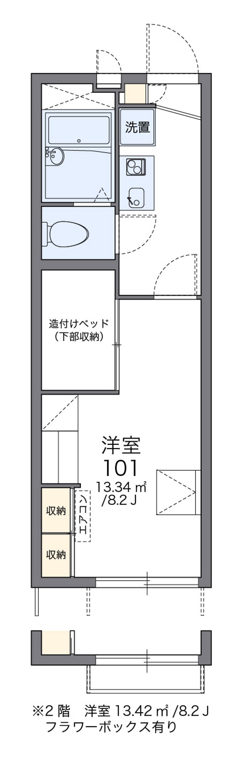 レオパレスＡｉ 間取図
