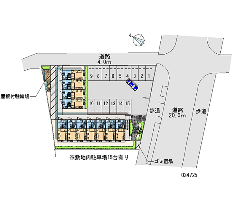 24725 bãi đậu xe hàng tháng