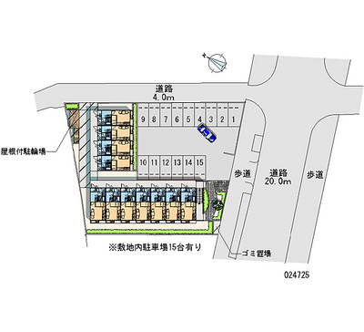 24725 Monthly parking lot