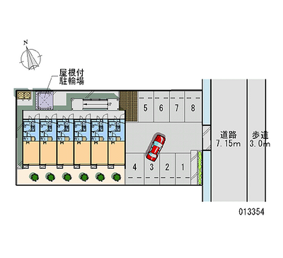 13354 Monthly parking lot