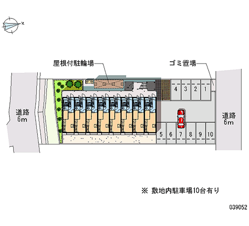 39052 Monthly parking lot