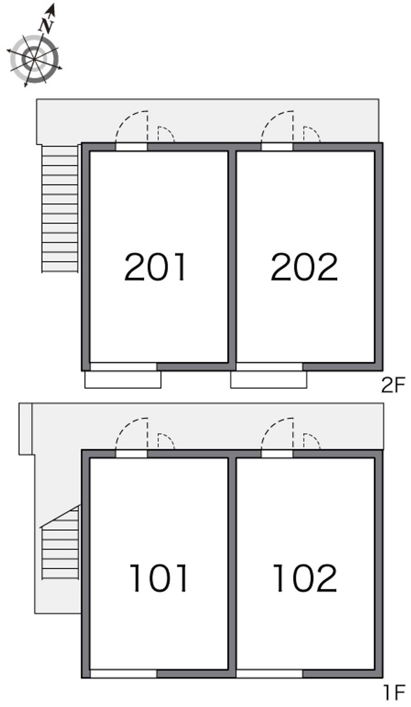 レオパレスマインドⅡ 間取り配置図