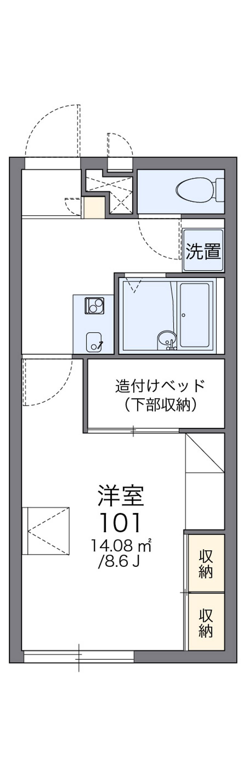 レオパレスＳＡＫＵＲＡ 間取図