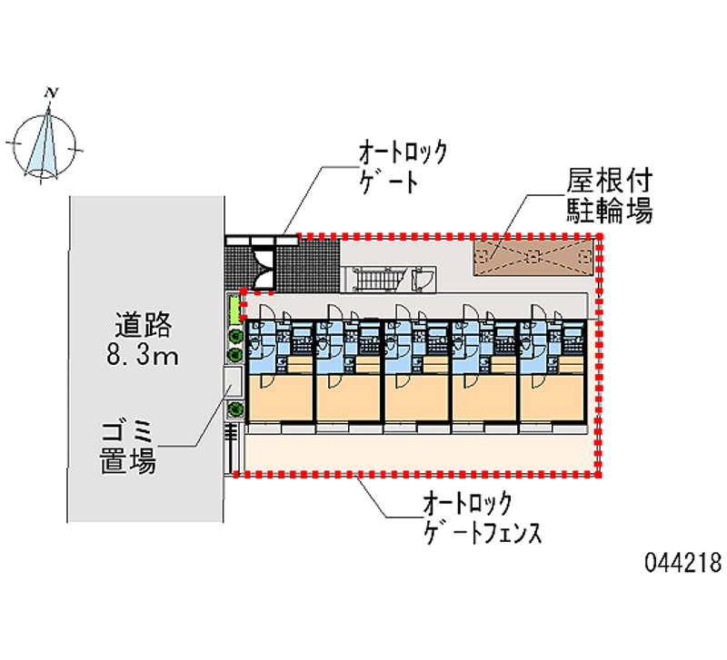 レオパレスＫＡＺＵ 区画図