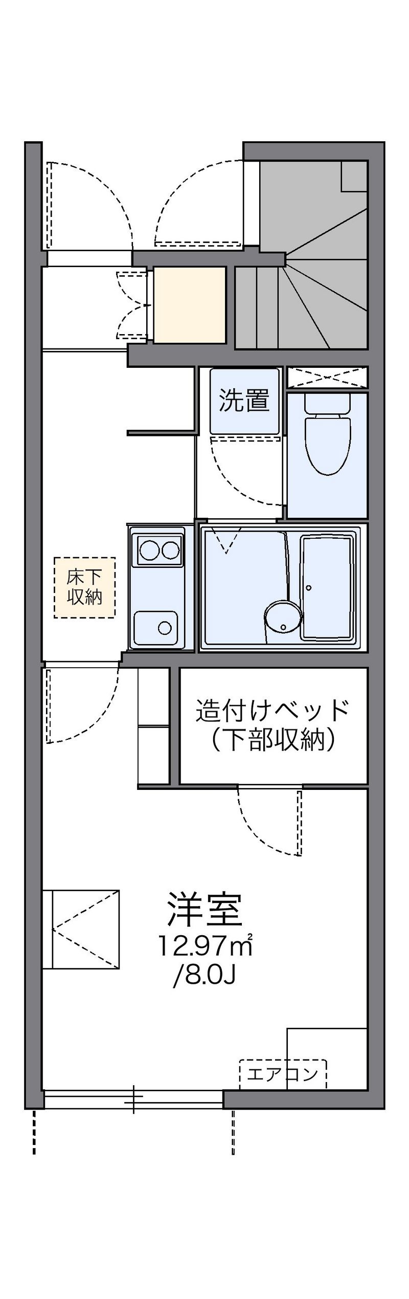 レオネクスト英　Ａ 間取図
