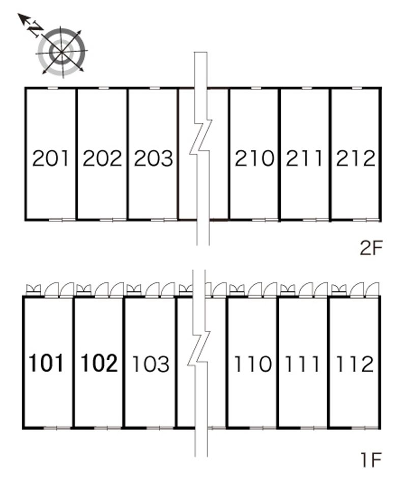 レオパレスＴ＆Ｆ 間取り配置図