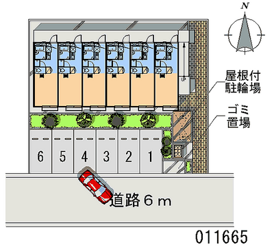 11665 Monthly parking lot