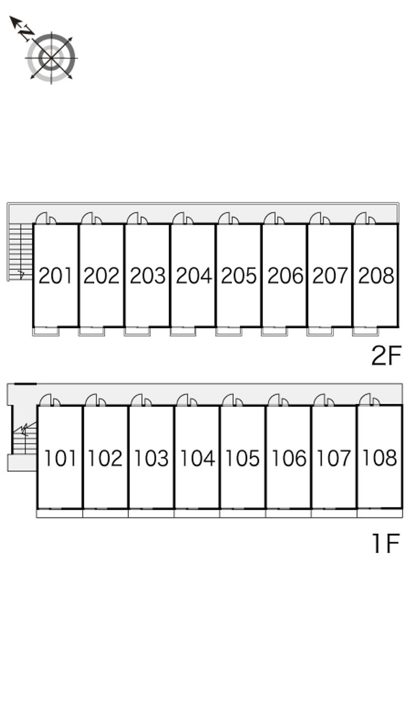 レオパレスシャイン 間取り配置図