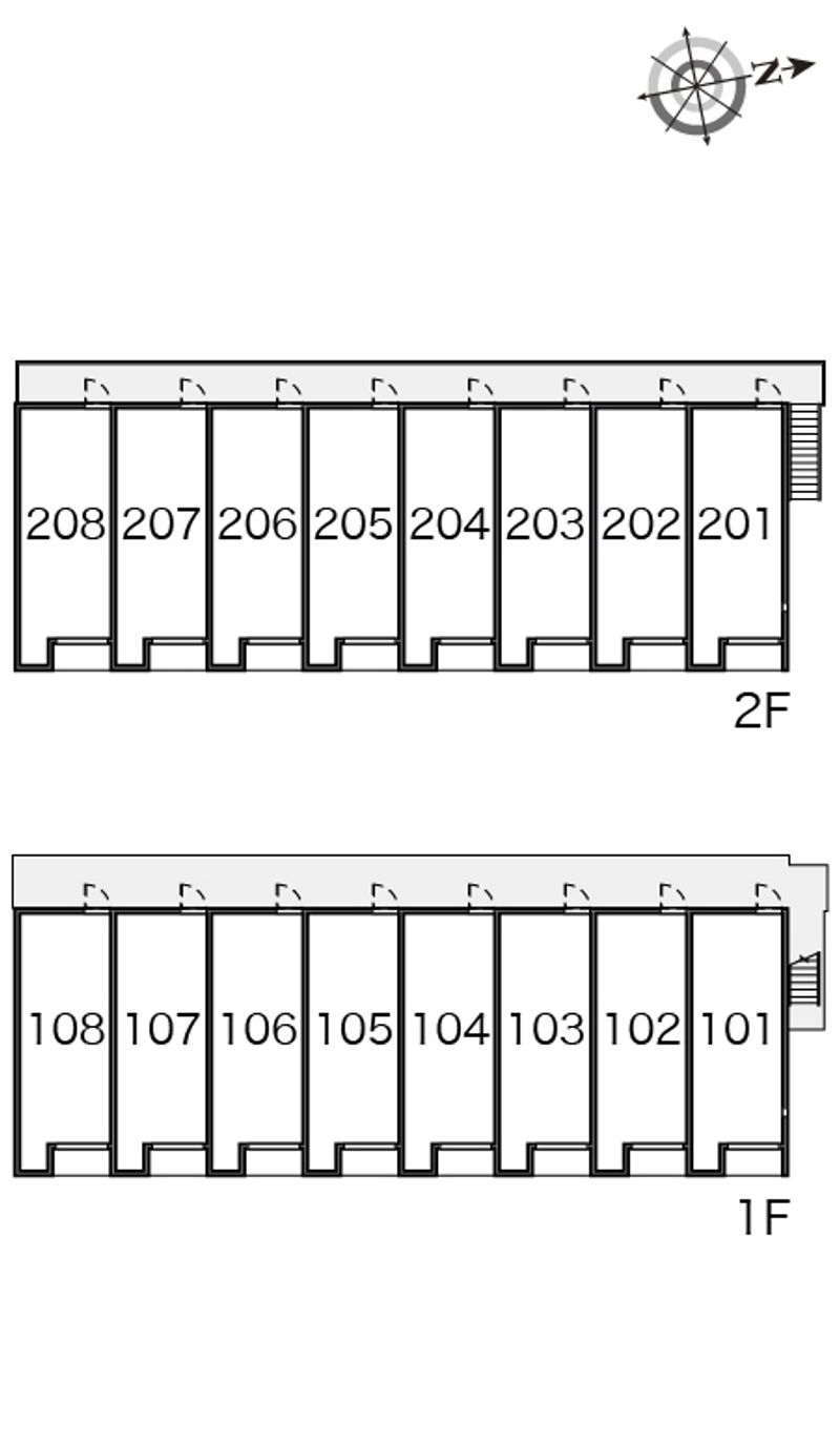 レオネクストセフィーロⅡ 間取配置図