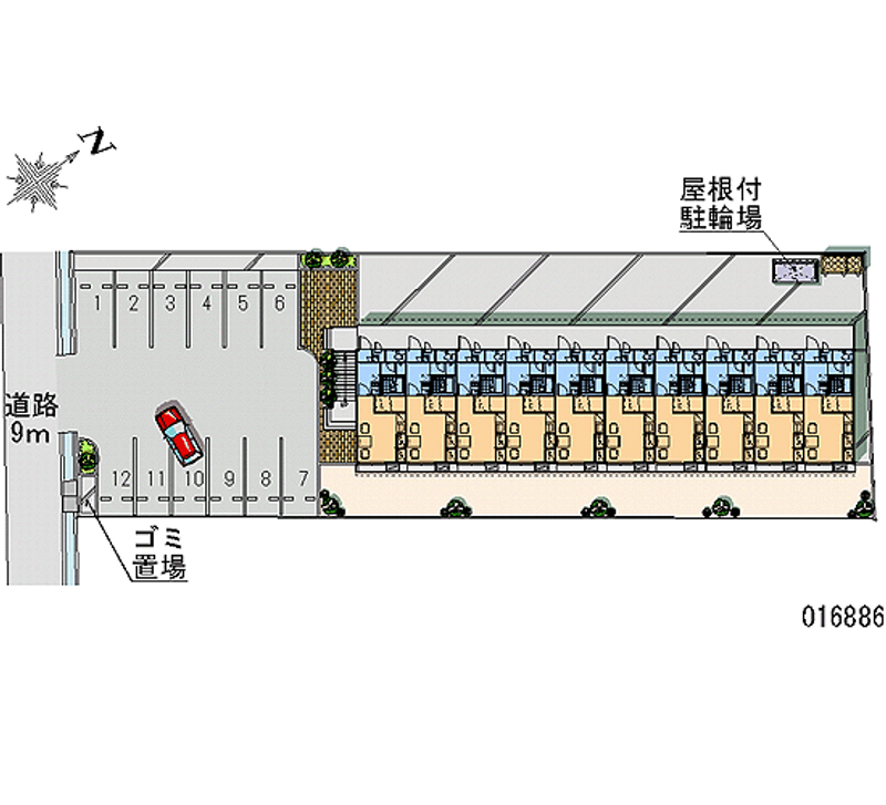 16886月租停車場