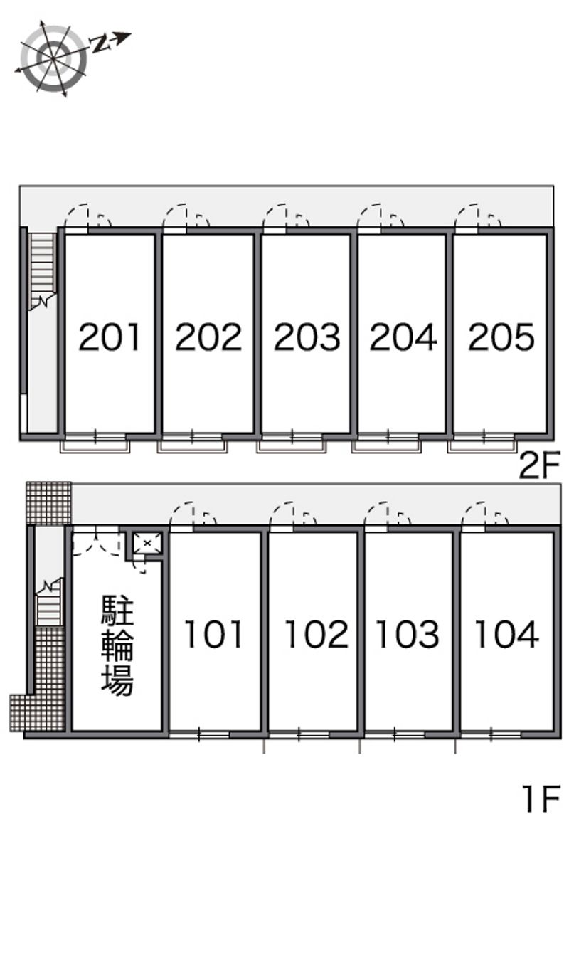 レオパレス安里 間取配置図