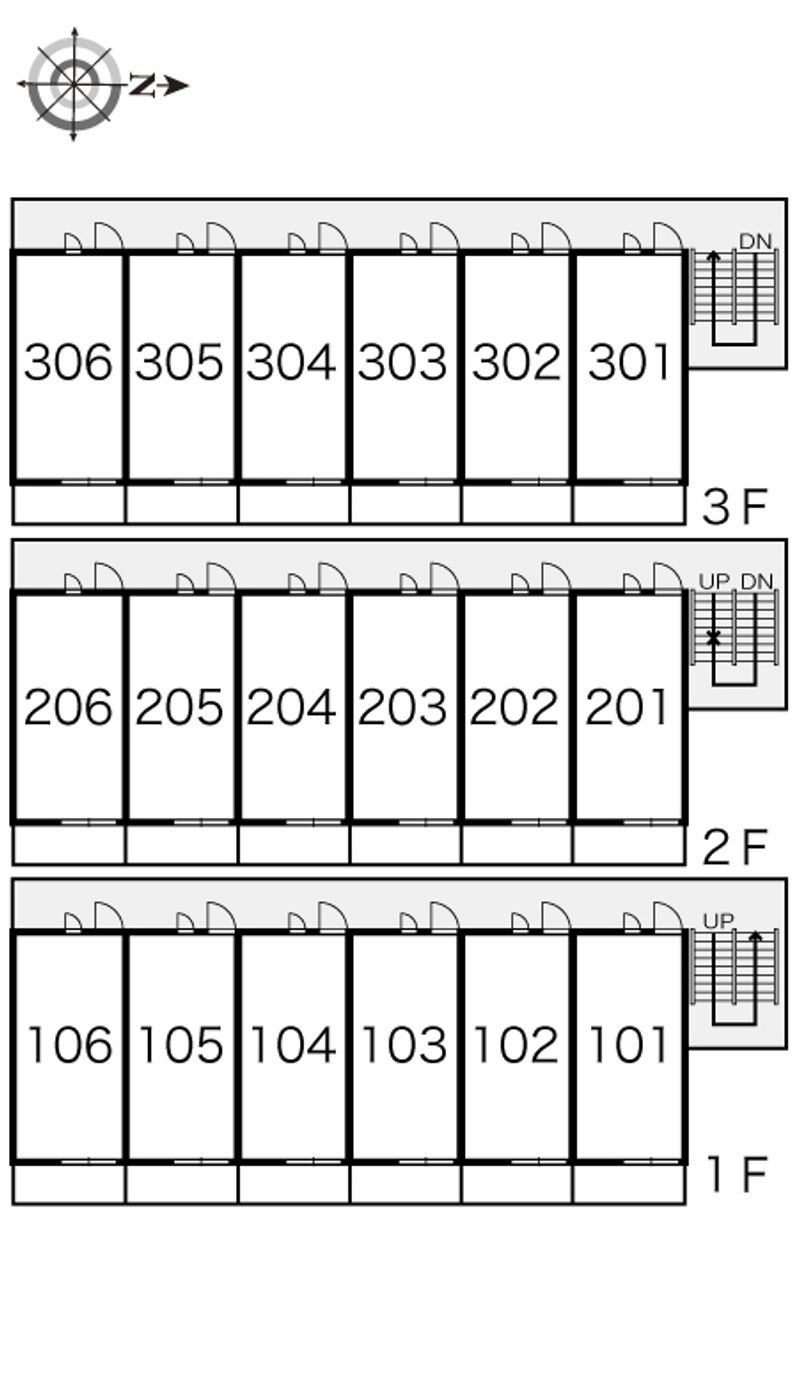 レオパレスＥＴＥＲＮＡＬ 間取配置図