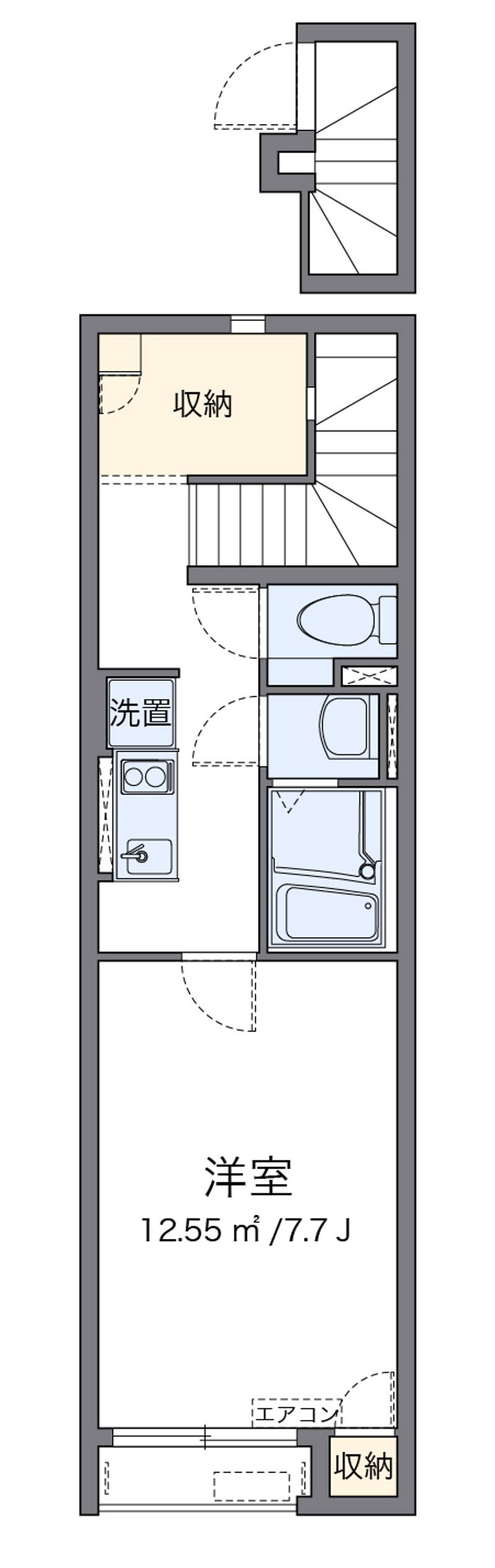 クレイノスカイシップ 間取り