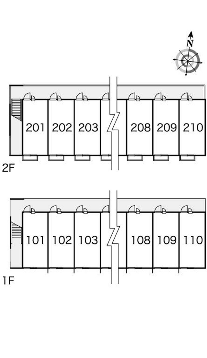 レオパレスルーチェ 間取り配置図