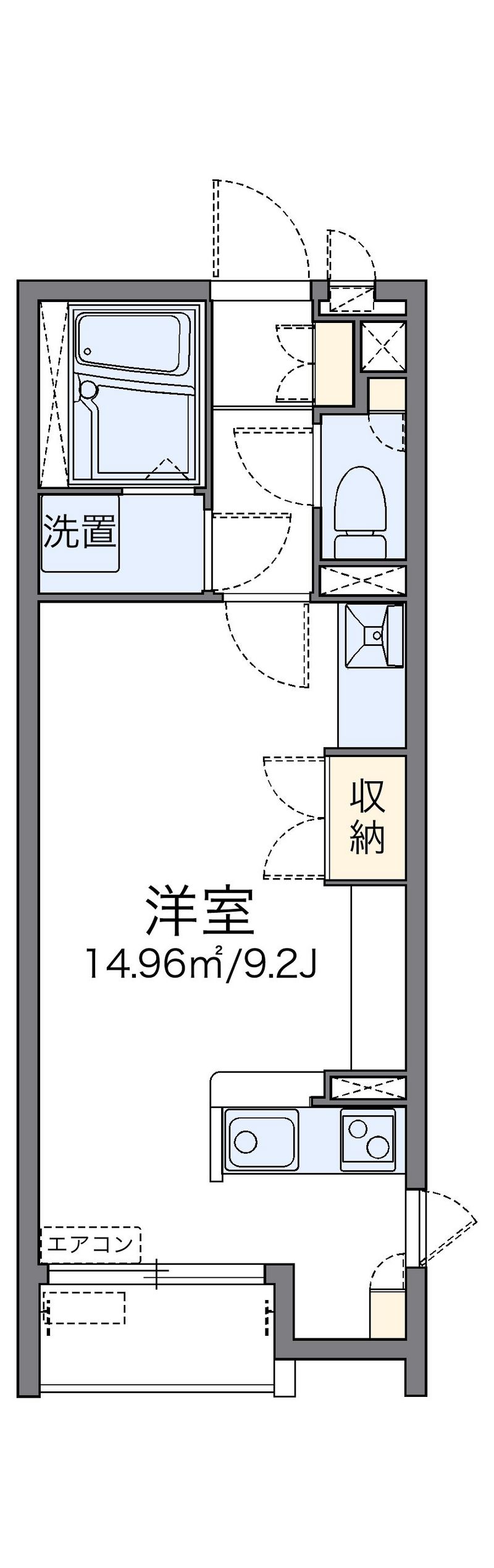レオネクスト駒止 間取図
