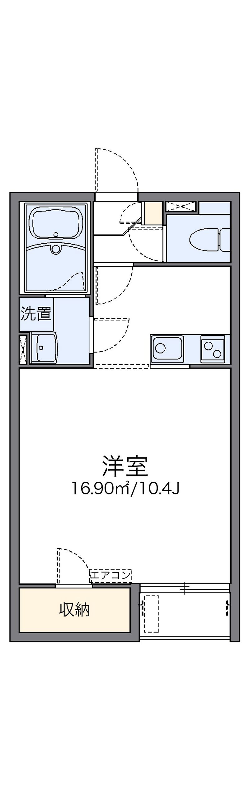 レオネクストＴ　ヴィルヌーブⅣ 間取図