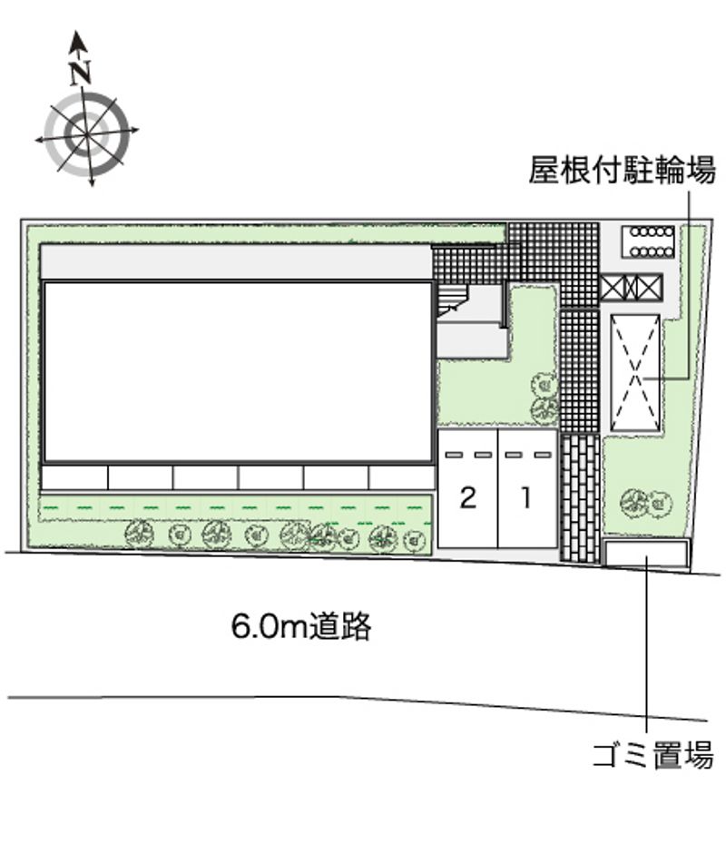 レオパレスタンポポ 配置図