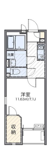 レオネクストアベニール麻生Ⅱ 間取り図