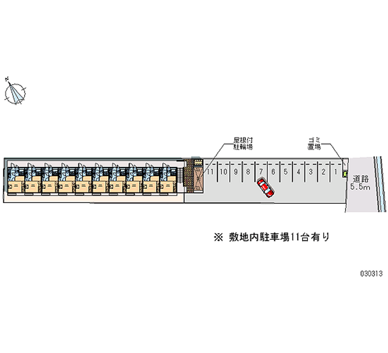 レオパレスワキタ 共用部分